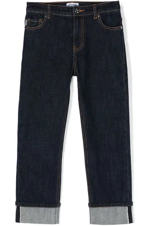Moschino Jeans med bamsemotiv og lige pasform