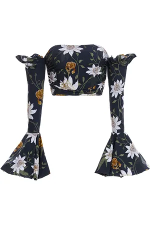 Agua by Agua Bendita Gracia Pasiflora top med blomstret tryk