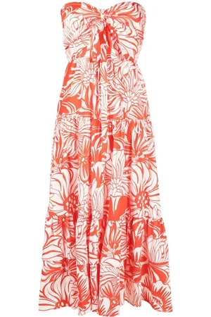 Borgo De Nor Marley kjole med blomstertryk og off-shoulder-snit