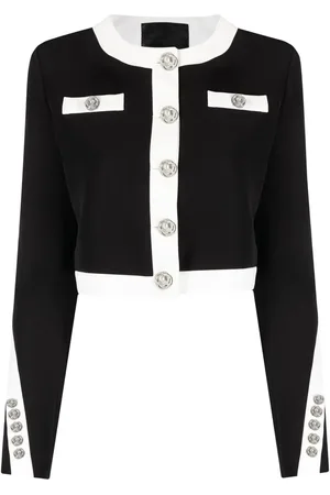 Philipp Plein Tofarvet jakke med knapper