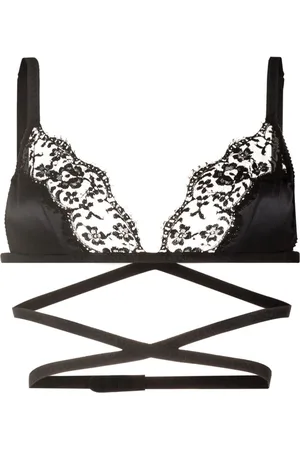 Dolce & Gabbana Satin-bh med blondedetalje