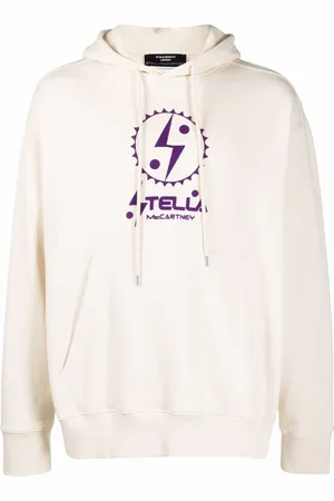 Stella McCartney Sweatshirt med hætte og logotryk