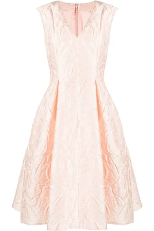 TALBOT RUNHOF Kjole i jacquard med A-snit