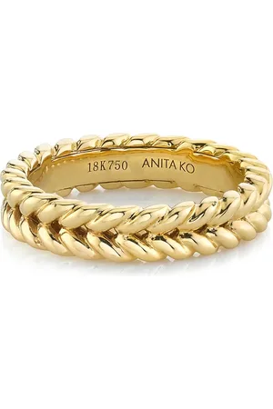 Anita Flettet ring i 18 karat guld