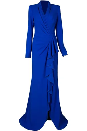 Tadashi Shoji Draperet Markum kjole
