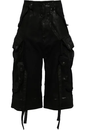 JULIUS Gas Mask cargo-shorts i denim