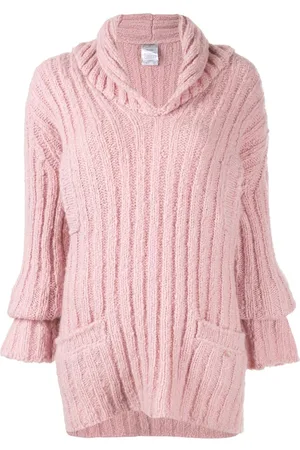 CHANEL 2004 ribstrikket trøje