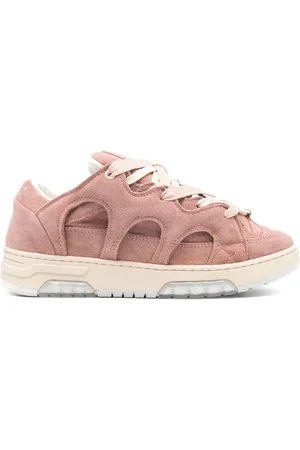 PAURA Sneakers i læder med polstret panel