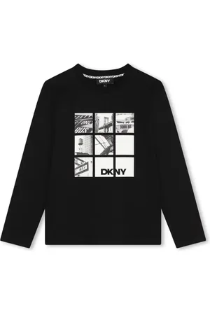 DKNY T-shirt med logotryk