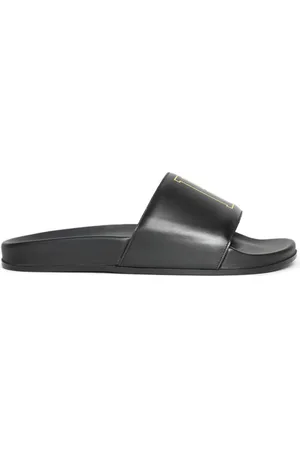 Rhude Lædersandaler med logotryk