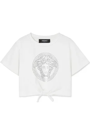 VERSACE Medusa T-shirt med krystaludsmykket
