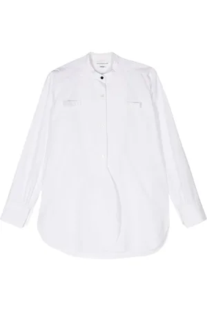Victoria Beckham Skjorte i twill med båndkrave