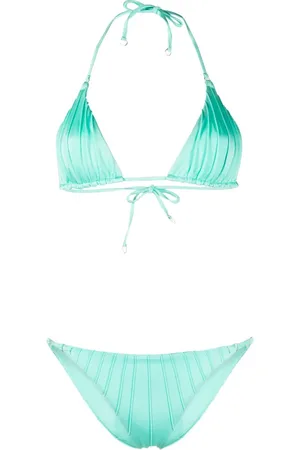 Noire Swimwear Bikinisæt med halterneck og samledetalje