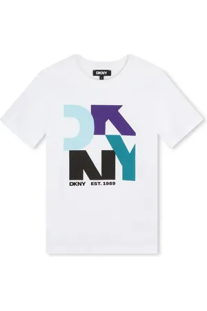 DKNY T-shirt med logotryk