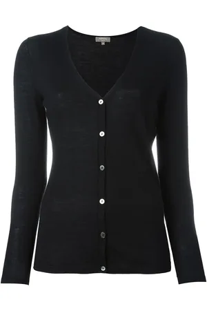 N.PEAL Super finstrikket cardigan i kashmir med V-hals