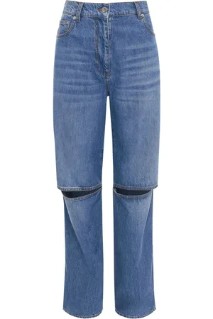 J.W.Anderson Cut out-detail straight-leg jeans