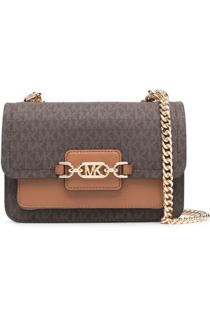 Michael Kors Skuldertaske med logotryk og flaplukning