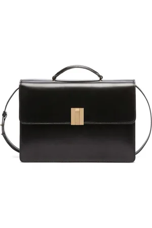 Bally Ollam crossbody-taske i lakeret læder