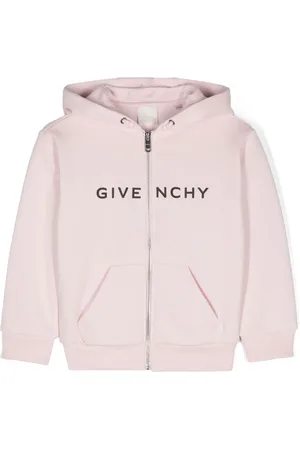 Givenchy Hættetrøje med logotryk og lynlås