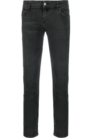 Prada Cropped skinny-jeans med lav talje