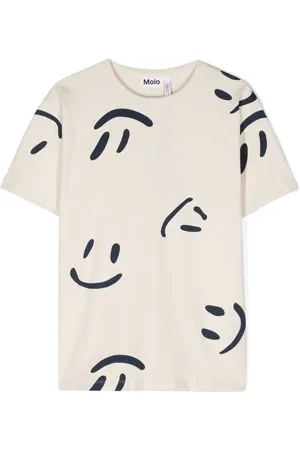 Molo Riley T-shirt med smiley-ansigt