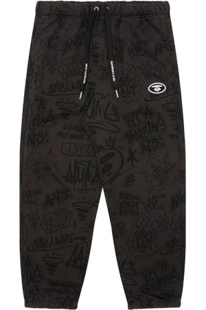 A Bathing Ape Joggingbukser med graffiti-tryk