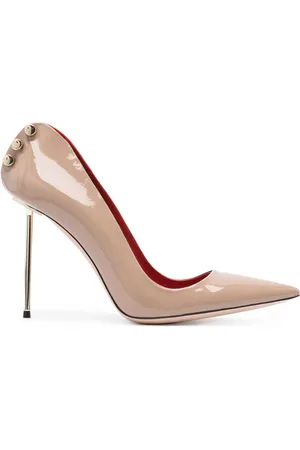 HARDOT Supreme Ass 101mm pumps med metallisk hæl og lakeret finish