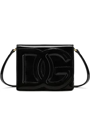 Dolce & Gabbana Crossbody-taske i lakeret læder