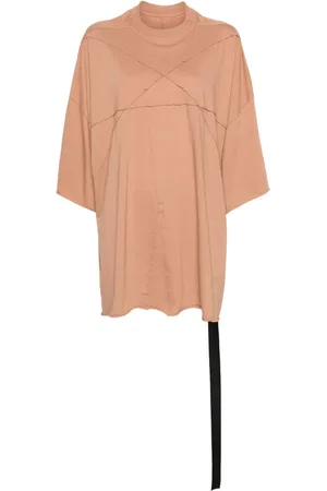 Rick Owens Tommy T T-shirt med patchwork