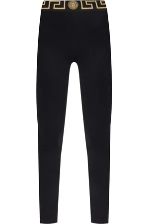VERSACE Højtaljede leggings med Greca-linning
