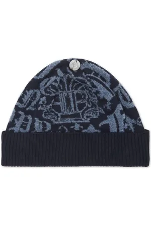 Philipp Plein Hue med logo i jacquard