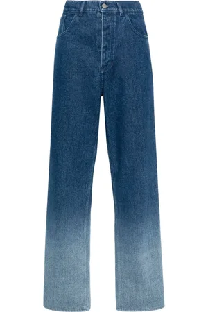 Botter Boyfriend-jeans med mellemhøj talje og gradueret effekt