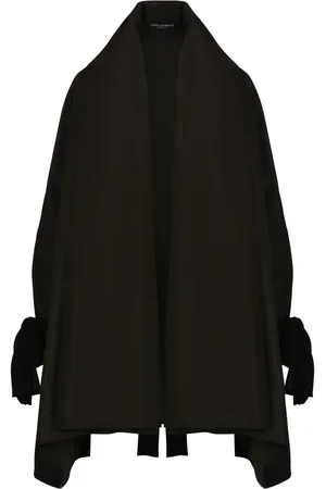 Dolce & Gabbana KIM DOLCE&GABBANA kappe i taffeta med åben front