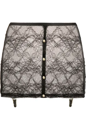 MAISON CLOSE Blondenederdel med seler