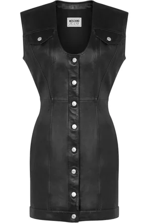 Moschino Kort læderkjole