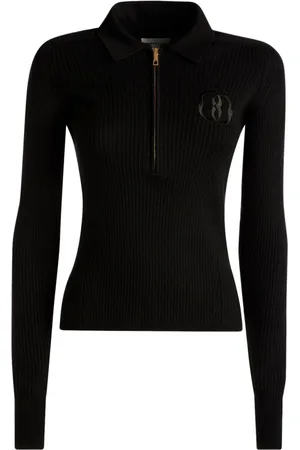 Bally Ribstrikket trøje med broderet logo
