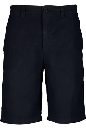 120% Lino Mellemhøje Bermuda-shorts