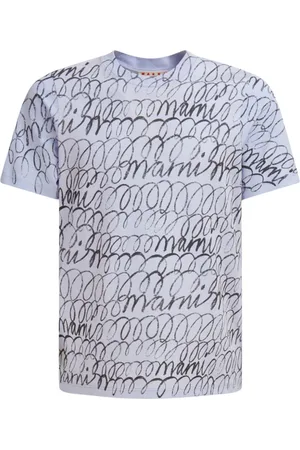 Marni T-shirt med grafisk tryk