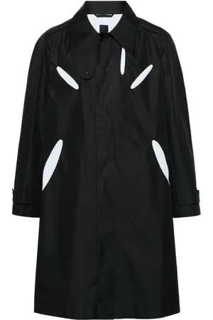 J.LAL Aperture trenchcoat med udskæring