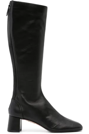 Aquazzura Saint Honore 50mm læderstøvler