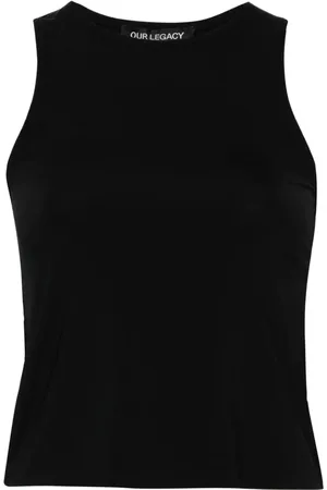 OUR LEGACY Cropped Wave tanktop