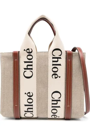 Chloé Lille Woody tote i kanvas