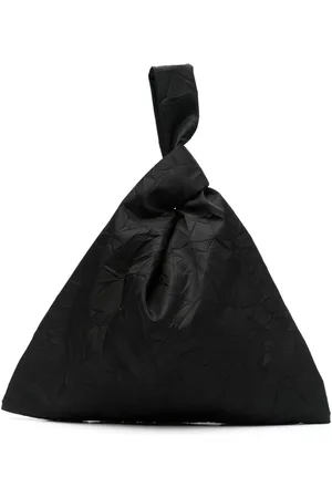 Nanushka Jen tote-taske med knudedetalje og tophåndtag