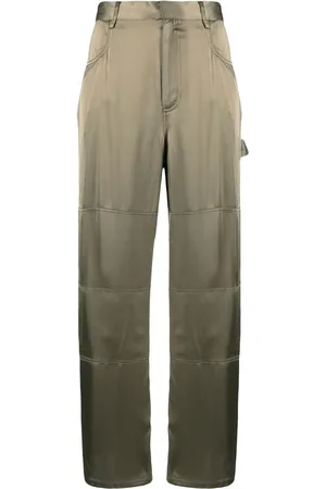 DION LEE Satinbukser med lige ben