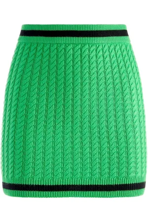 ALICE+OLIVIA Kort kabelstrikket Ingrid nederdel