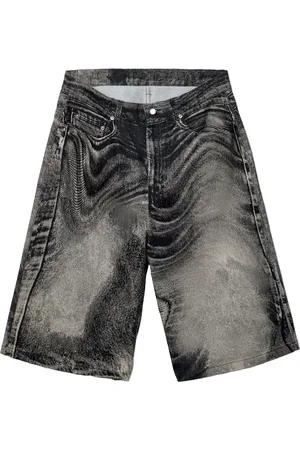 Camper Denimshorts med abstrakt tryk