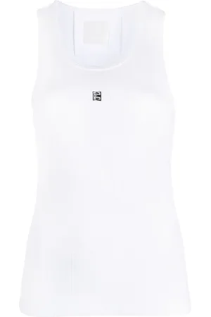 Givenchy ærmeløs top med logoplade