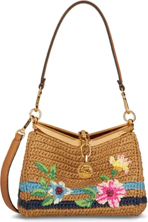 Etro Crossbody-taske med blomsterbroderi