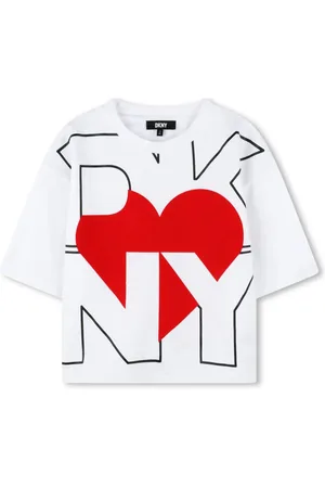 DKNY T-shirt med logotryk
