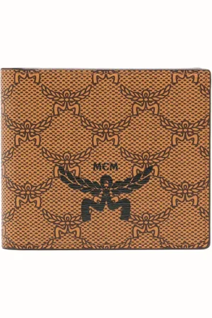 MCM Himmel læderpung med monogram-mønster